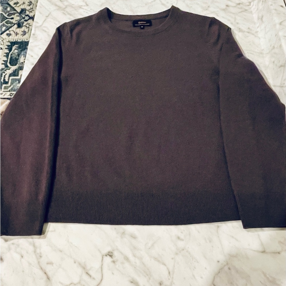 Quince Mongolian Cashmere Crewneck Sweater